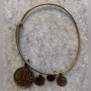 Alex & Ani Lotus Cham Adjustable Bracelet
